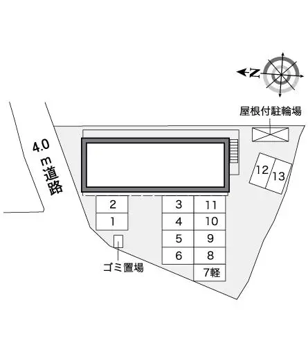 ★手数料０円★加東市社　月極駐車場（LP）